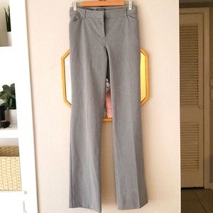 *Like new* EXPRESS Pinstripe Gray & White Editor Mid rise Trouser Pants 12L